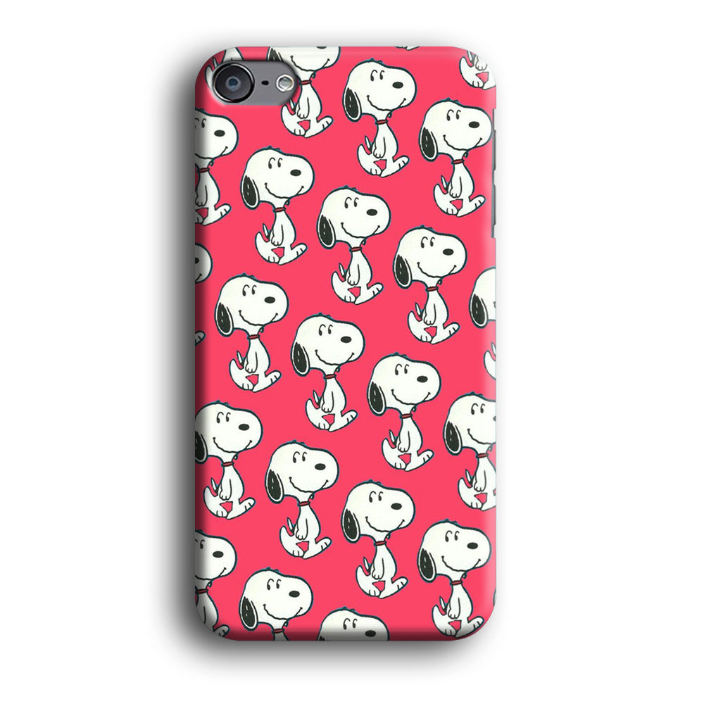 Snoopy Pattern Red iPod Touch 6 Case