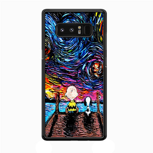 Snoopy Van Gogh's Starry Night Samsung Galaxy Note 8 Case