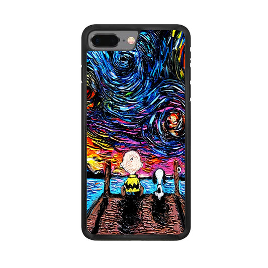 Snoopy Van Gogh's Starry Night iPhone 8 Plus Case