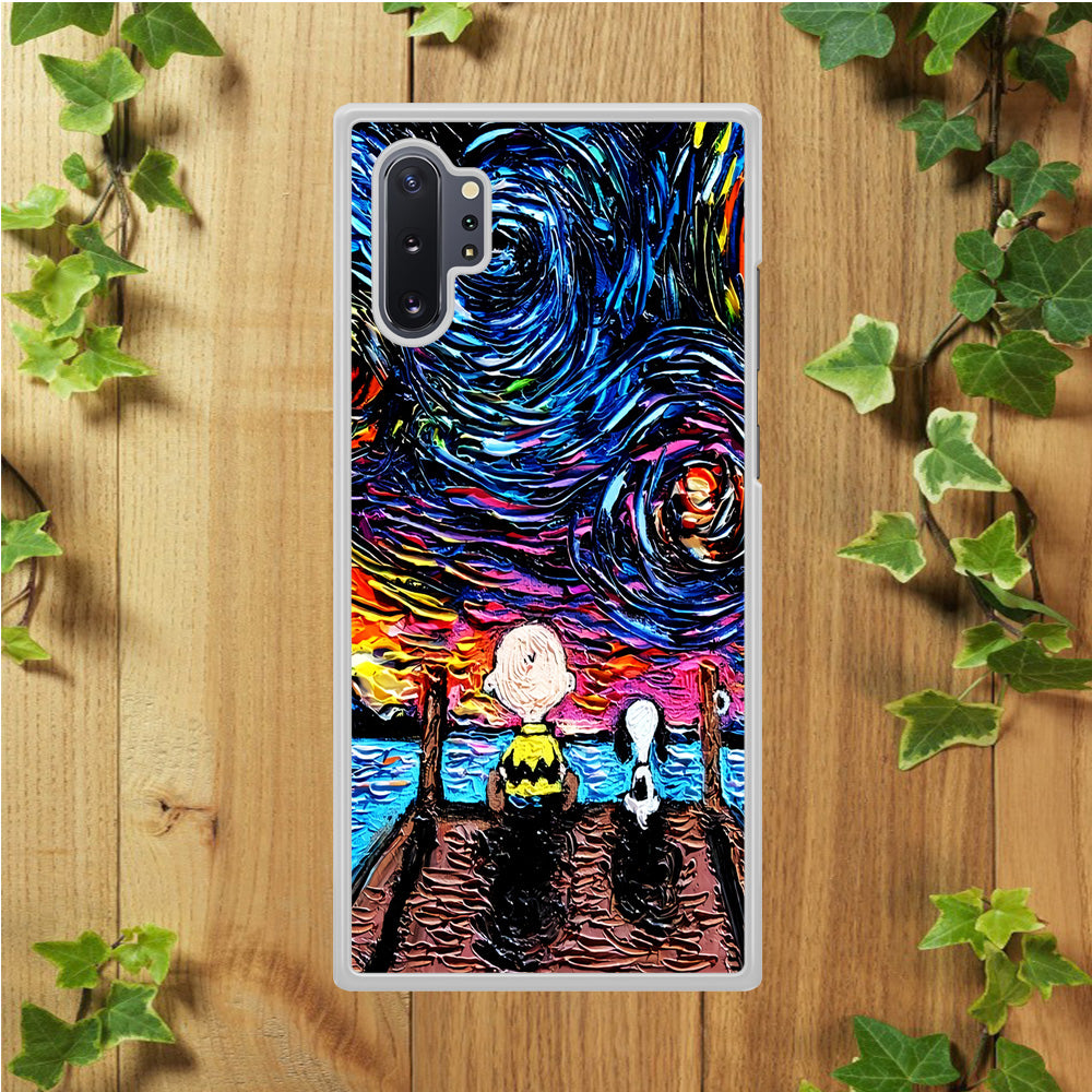 Snoopy Van Gogh's Starry Night Samsung Galaxy Note 10 Plus Case