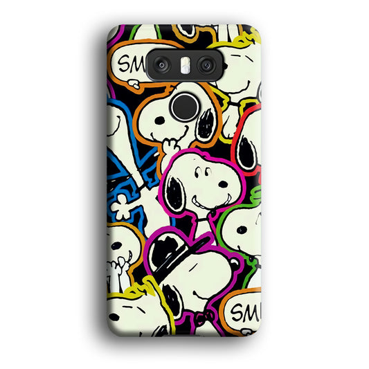 Snoopy Doodle LG G6 3D Case