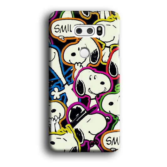 Snoopy Doodle LG V30 3D Case