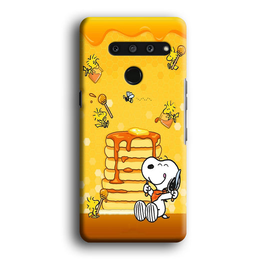 Snoopy Eats Honey LG V50 3D Case