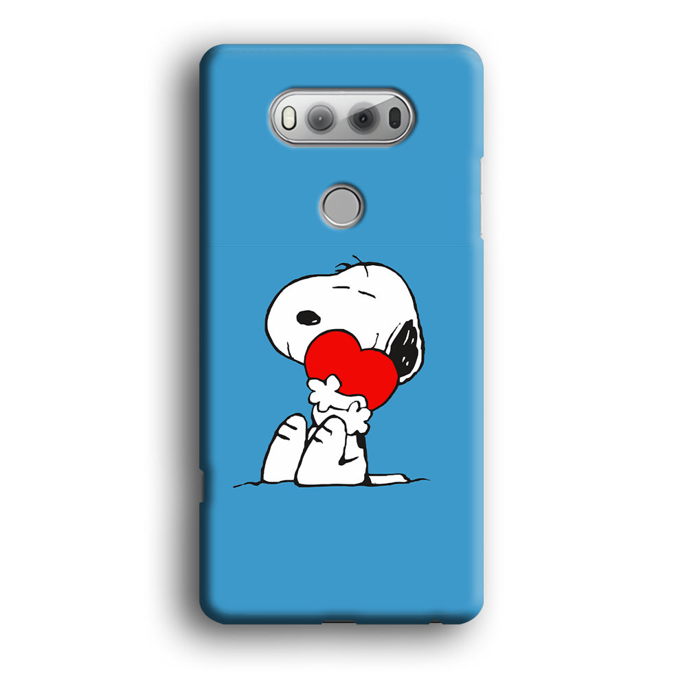 Snoopy Falling in Love LG V20 3D Case