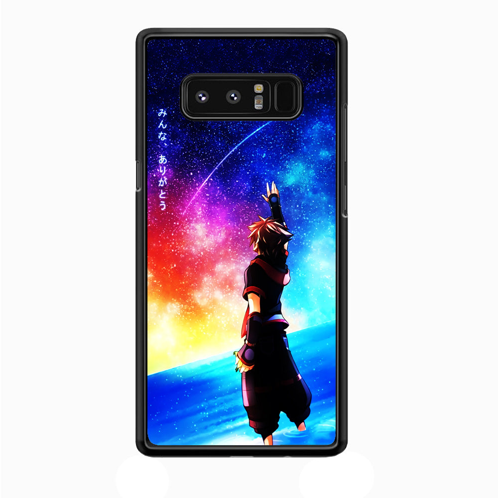 Sora Kingdom Hearts Samsung Galaxy Note 8 Case