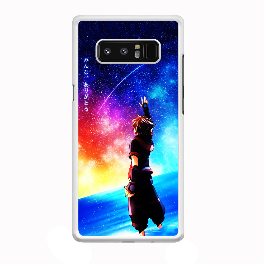 Sora Kingdom Hearts Samsung Galaxy Note 8 Case