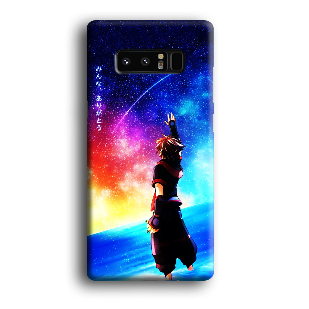 Sora Kingdom Hearts Samsung Galaxy Note 8 Case