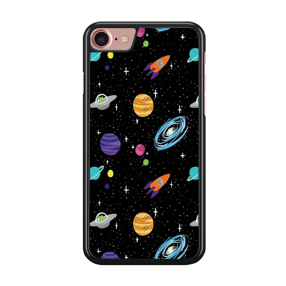 Space Pattern 003 iPhone SE 2020 Case