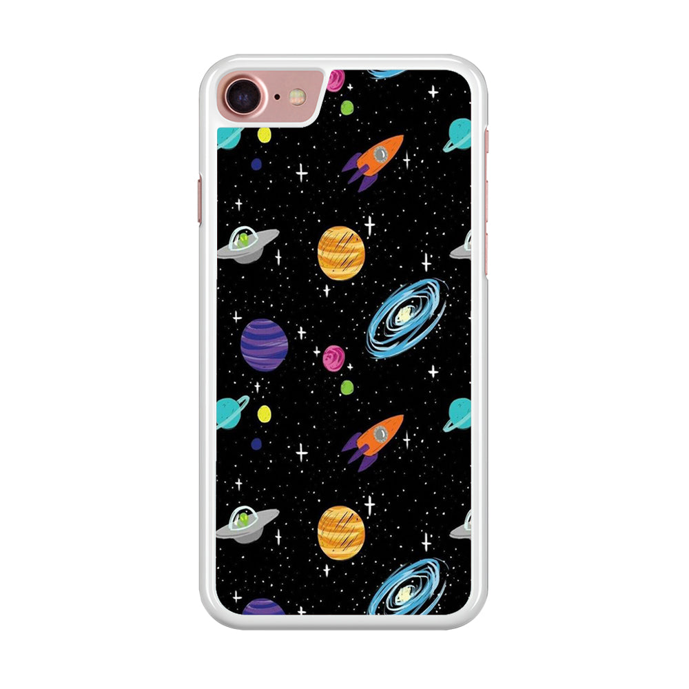 Space Pattern 003 iPhone SE 2020 Case