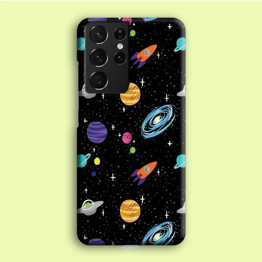 Space Pattern 003 Samsung Galaxy S21 Ultra Case