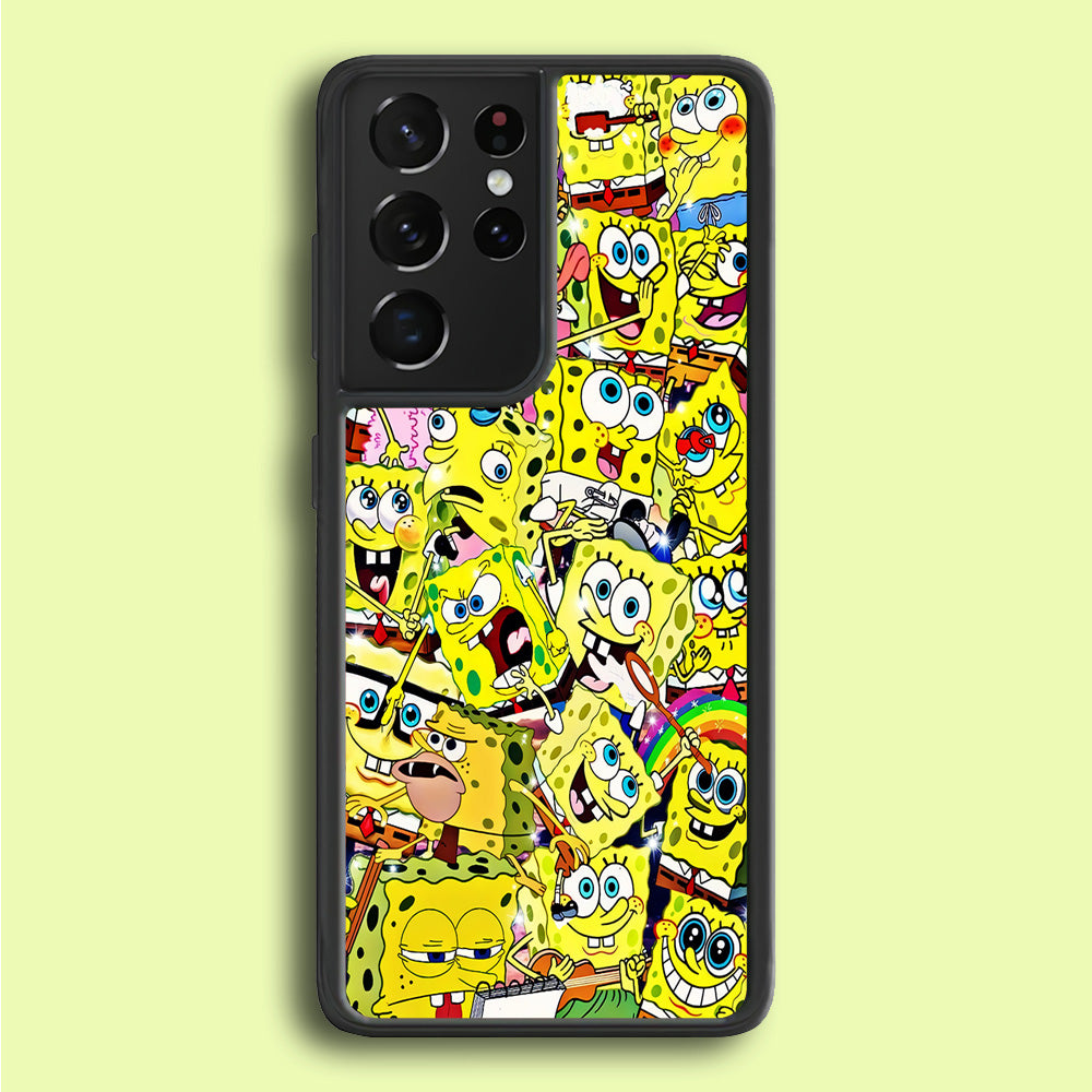 Spongebob All activities Samsung Galaxy S21 Ultra Case