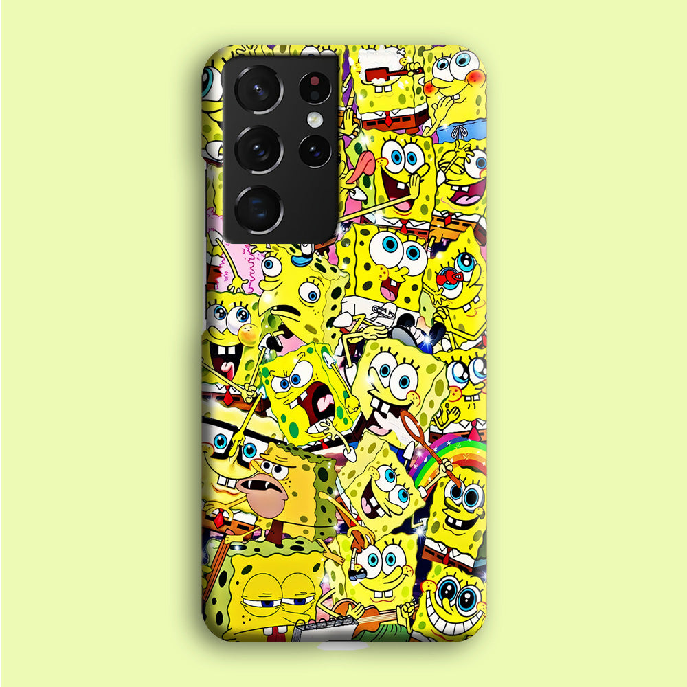 Spongebob All activities Samsung Galaxy S21 Ultra Case