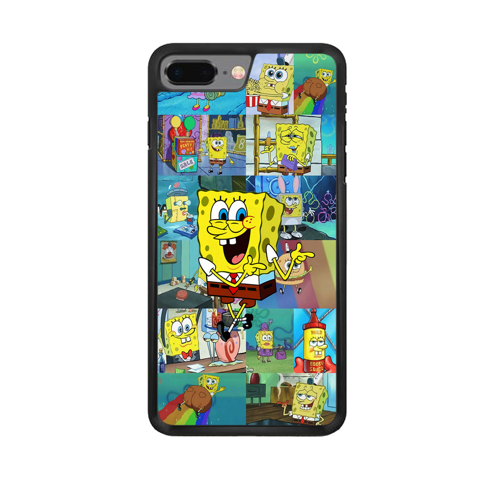 Spongebob Cartoon Aesthetic  iPhone 7 Plus Case