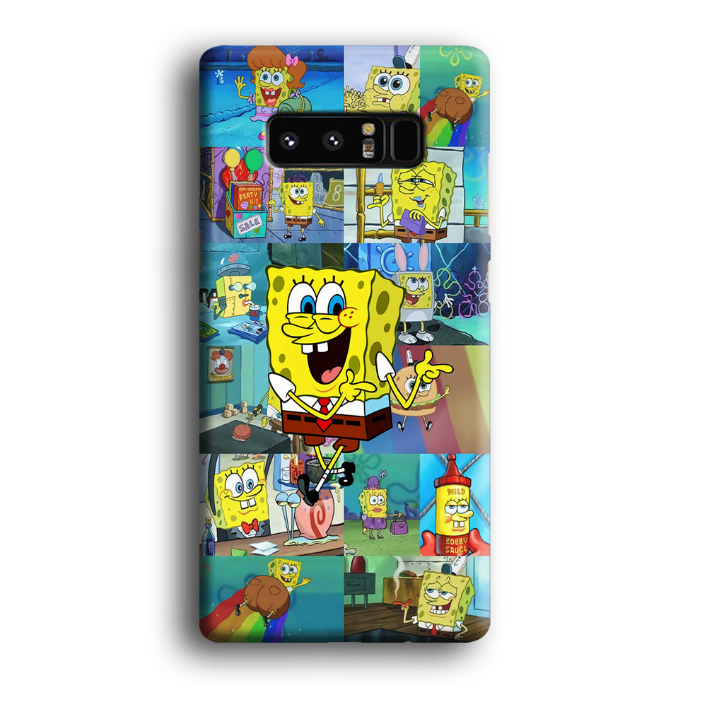 Spongebob Cartoon Aesthetic Samsung Galaxy Note 8 Case