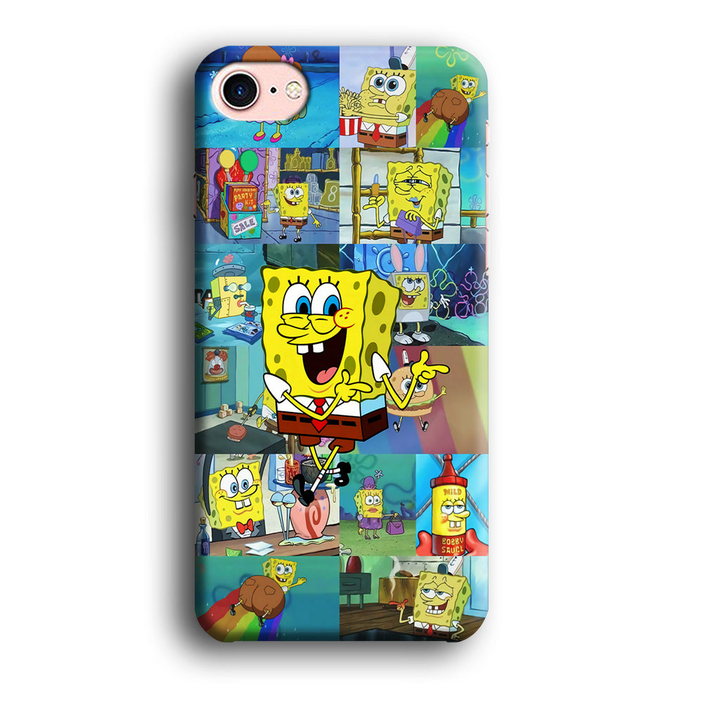 Spongebob Cartoon Aesthetic iPhone 8 Case