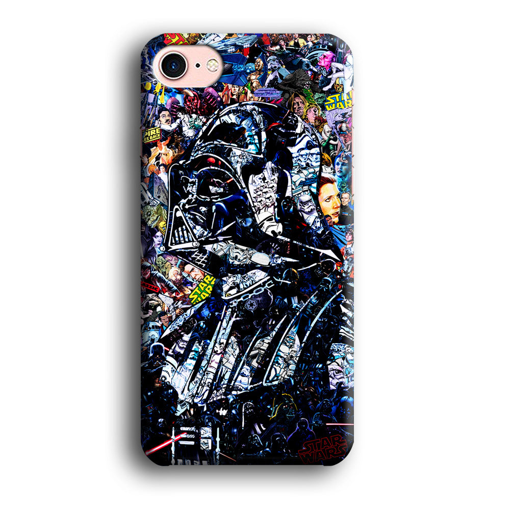 Star Wars Darth Vader Abstract iPhone SE 2020 Case