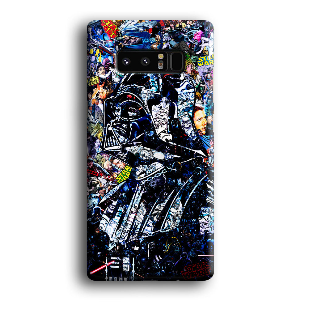 Star Wars Darth Vader Abstract Samsung Galaxy Note 8 Case