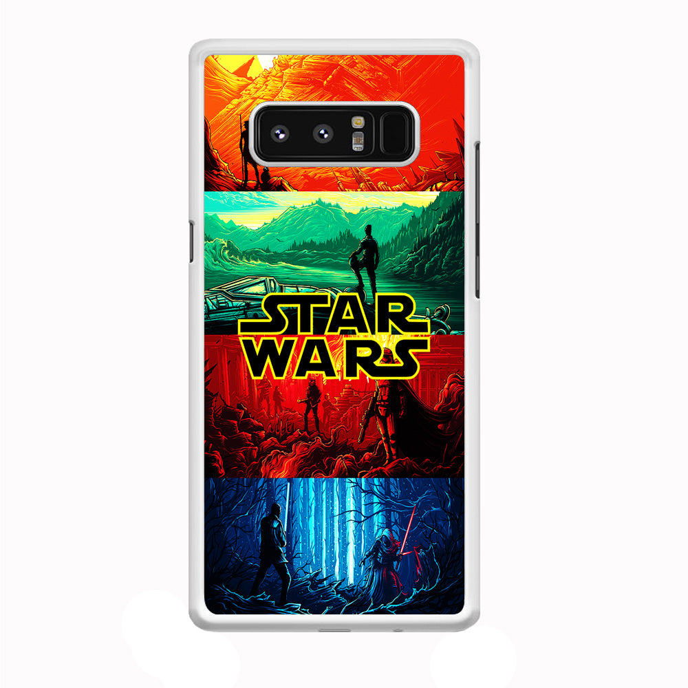 Star Wars Poster Art Samsung Galaxy Note 8 Case