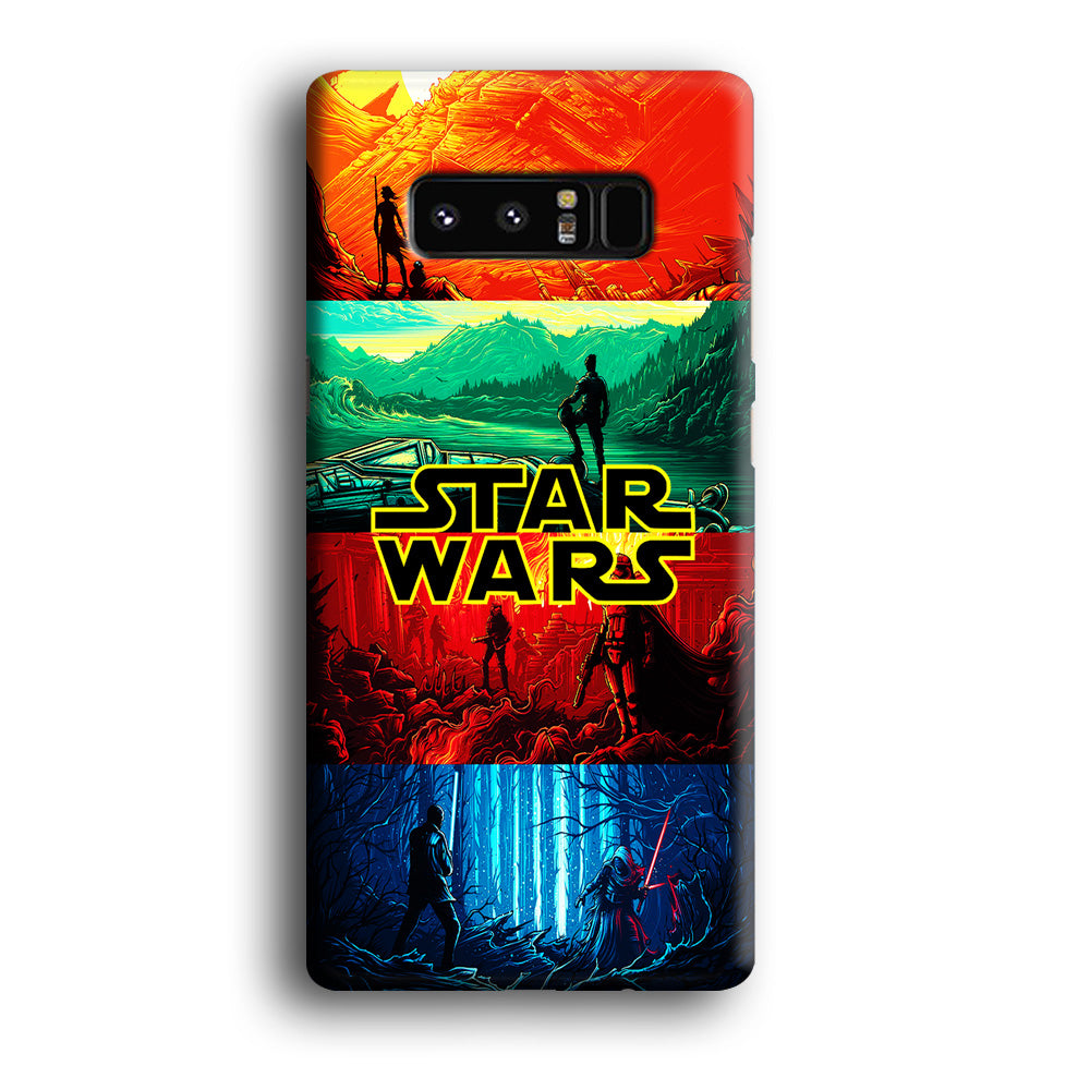 Star Wars Poster Art Samsung Galaxy Note 8 Case