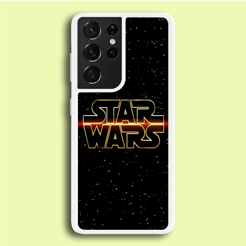 Star Wars Space Sparkly Samsung Galaxy S21 Ultra Case