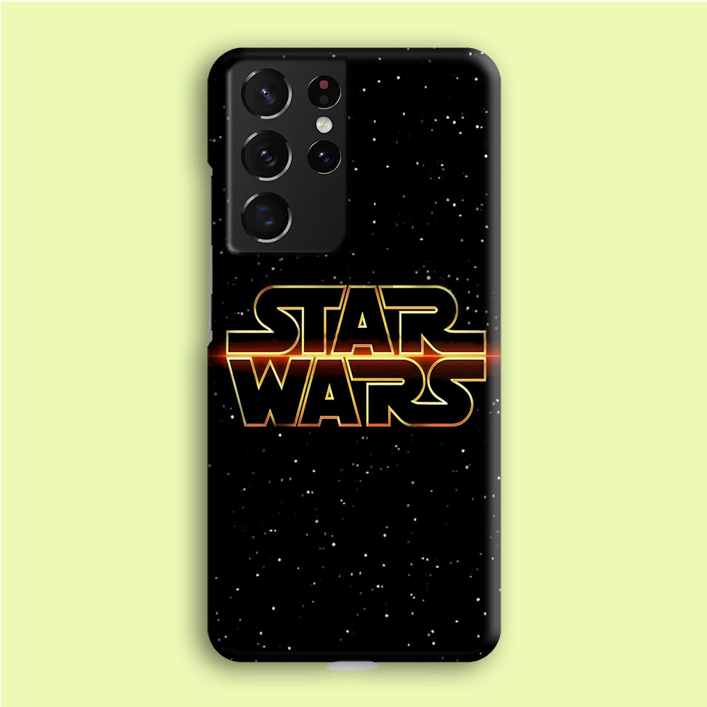 Star Wars Space Sparkly Samsung Galaxy S21 Ultra Case