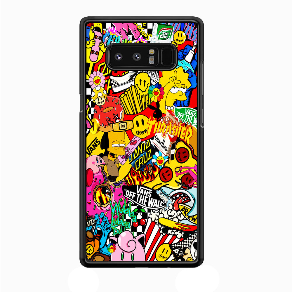 Sticker Collection Random Samsung Galaxy Note 8 Case