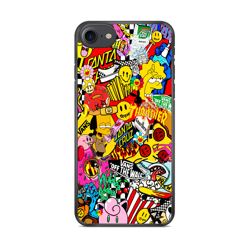 Sticker Collection Random iPhone 8 Case