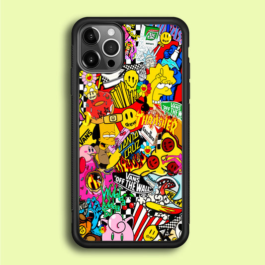 Sticker Collection Random iPhone 12 Pro Case