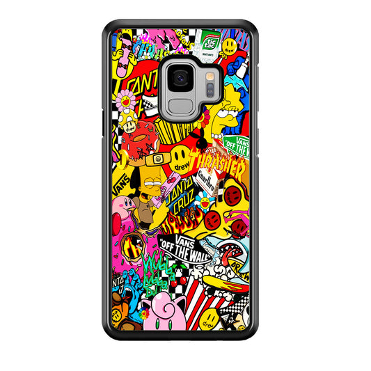 Sticker Collection Random Samsung Galaxy S9 Case