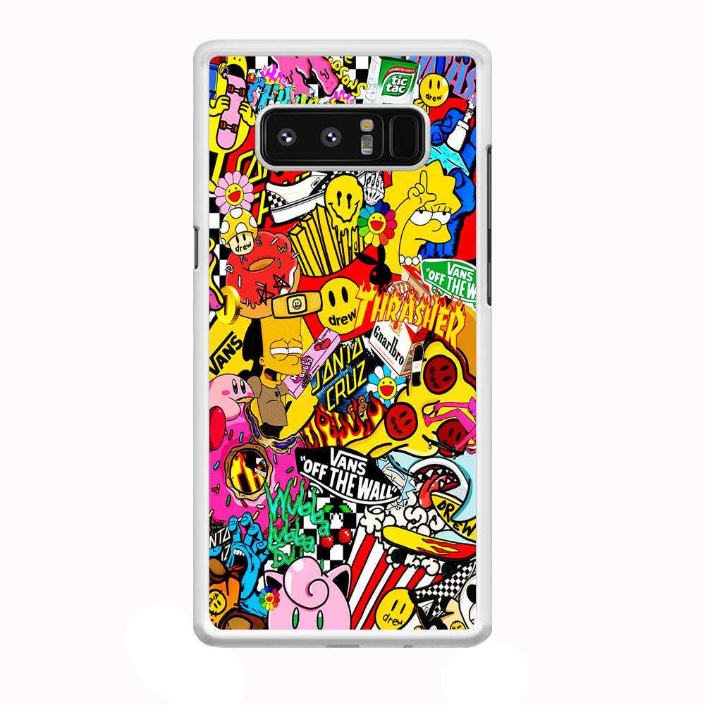 Sticker Collection Random Samsung Galaxy Note 8 Case