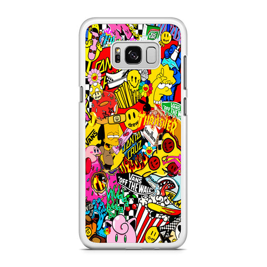 Sticker Collection Random Samsung Galaxy S8 Case