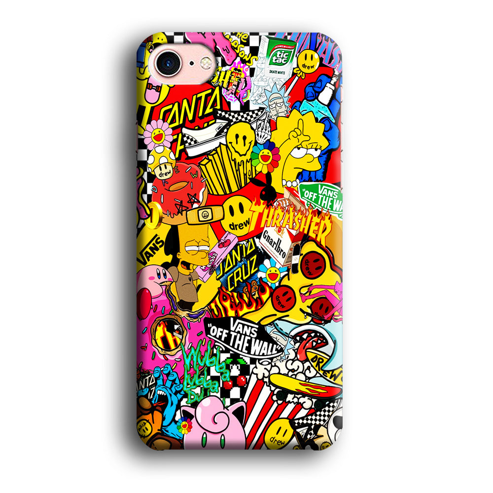 Sticker Collection Random iPhone 8 Case