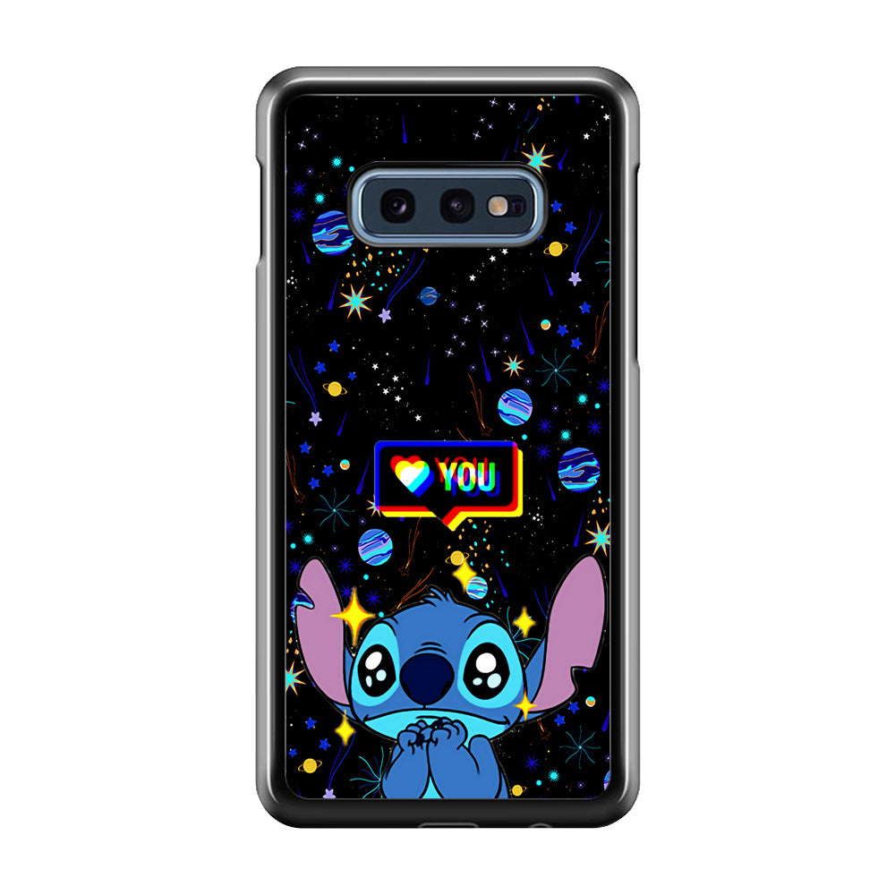 Stitch Love You Samsung Galaxy S10E Case