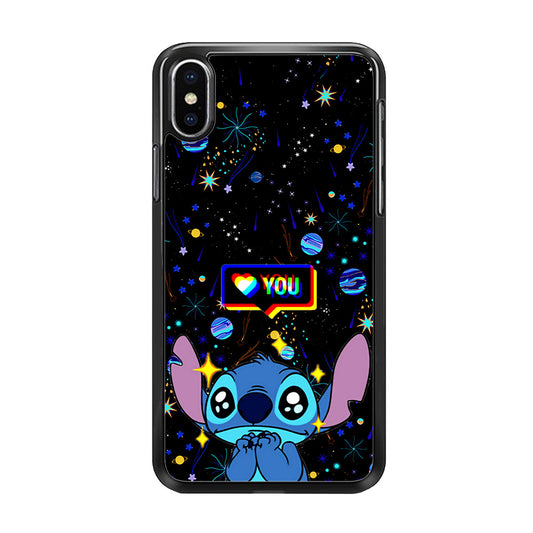 Stitch Love You iPhone Xs Case