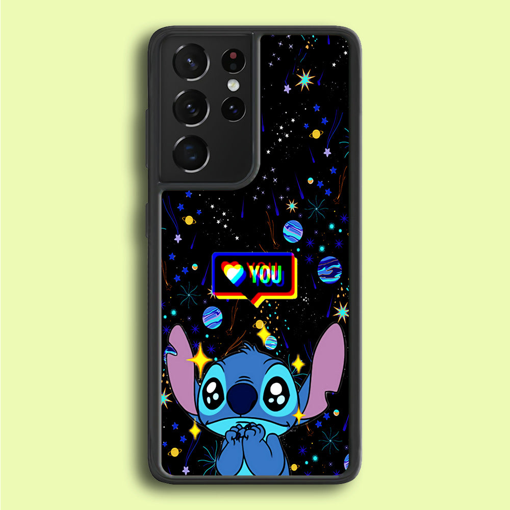 Stitch Love You Samsung Galaxy S21 Ultra Case