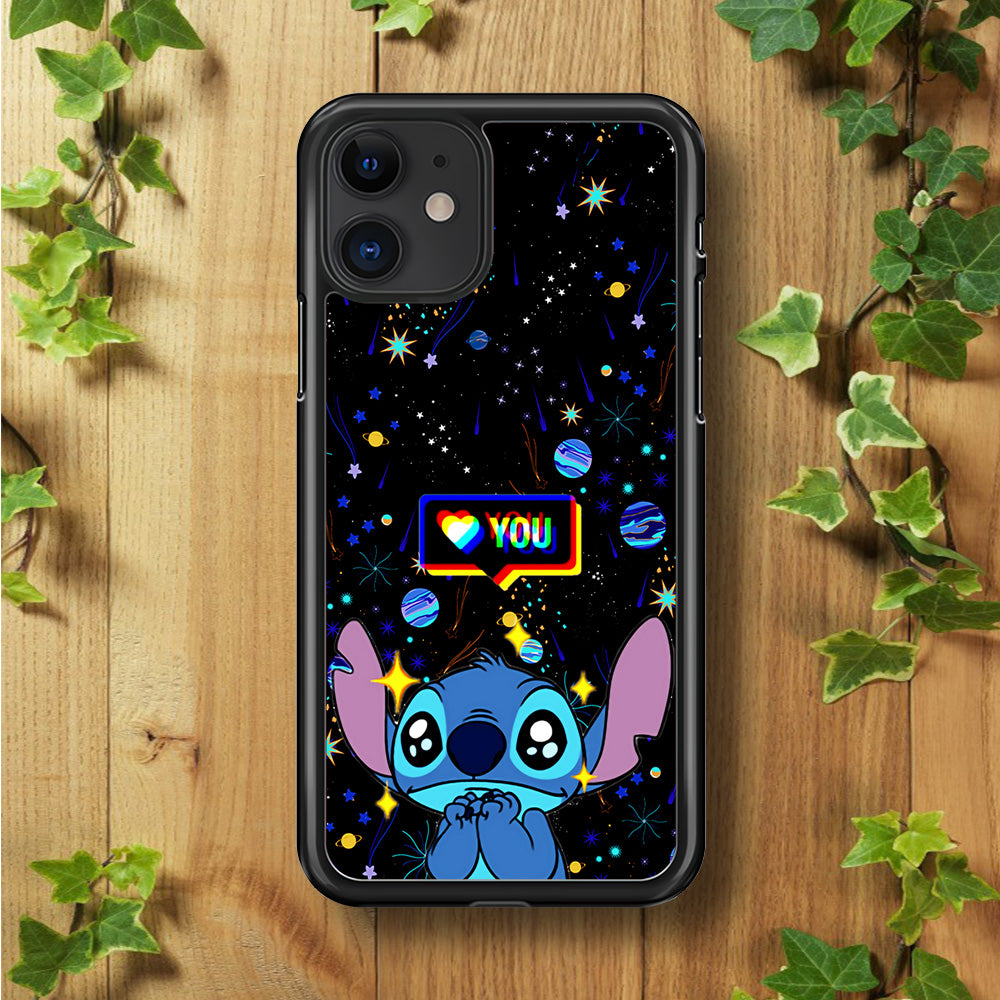 Stitch Love You iPhone 11 Case