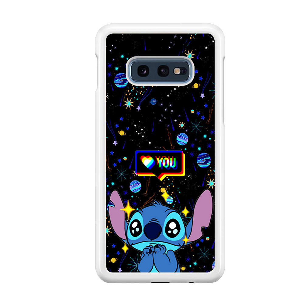 Stitch Love You Samsung Galaxy S10E Case