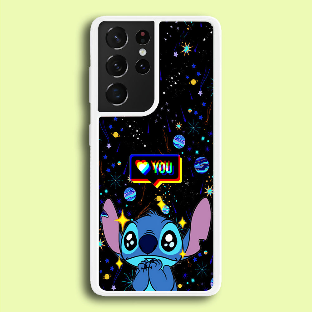 Stitch Love You Samsung Galaxy S21 Ultra Case