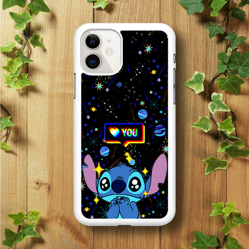 Stitch Love You iPhone 11 Case