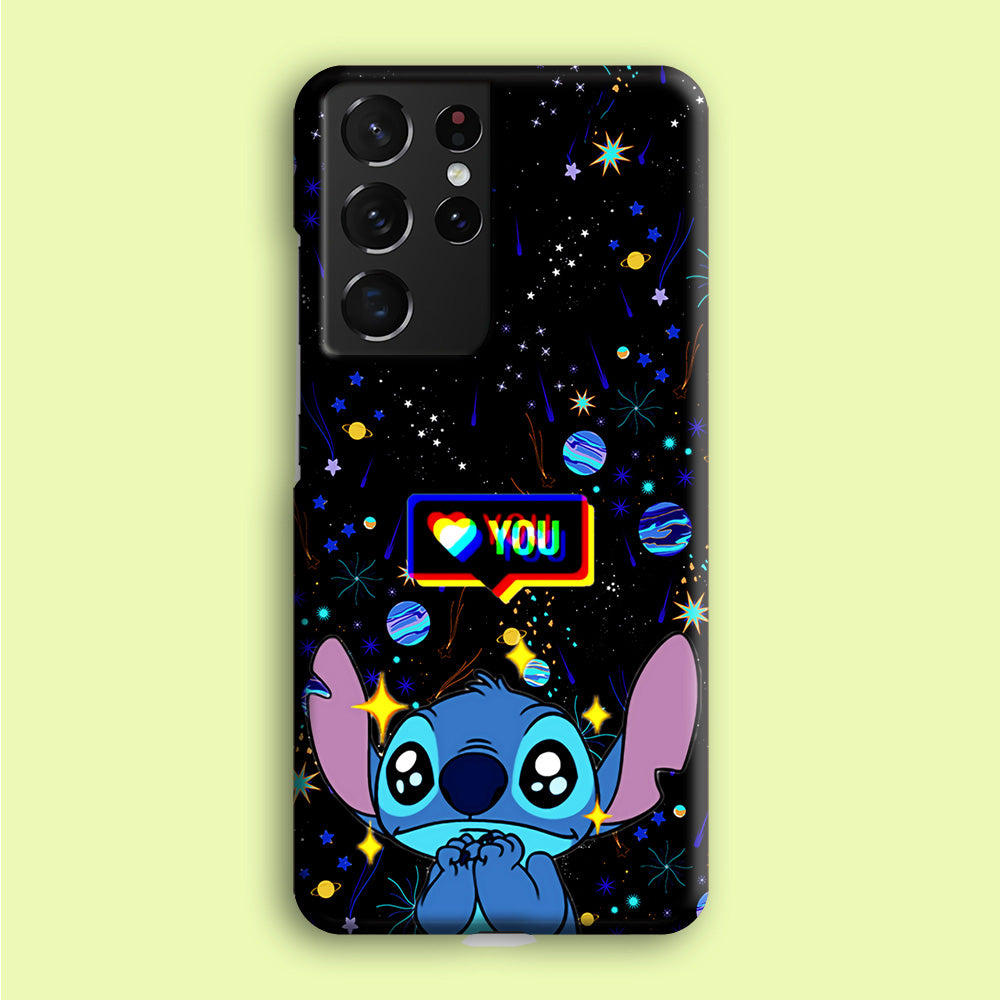 Stitch Love You Samsung Galaxy S21 Ultra Case