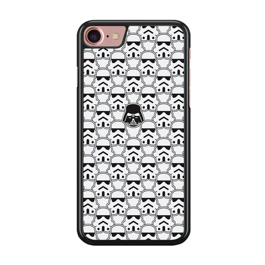 Stormtrooper Face Pattern Star Wars iPhone SE 2020 Case