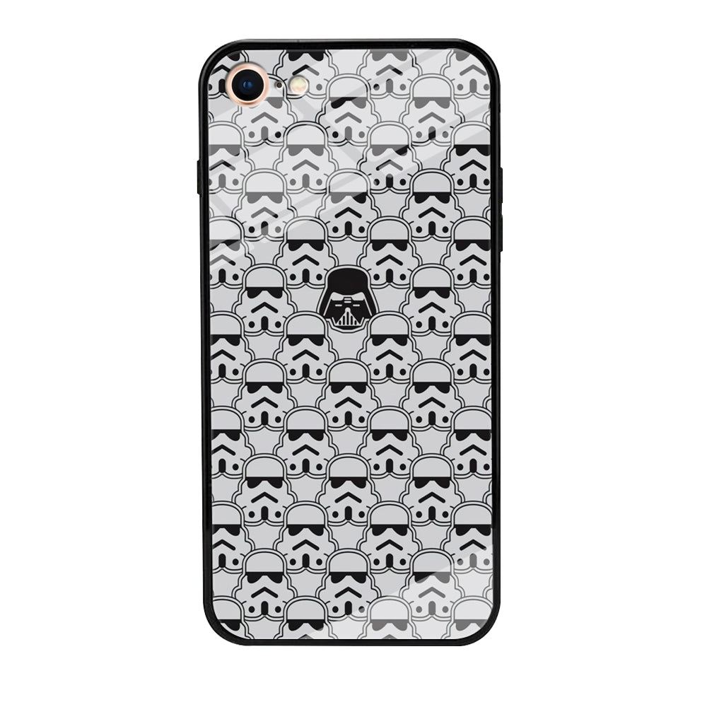 Stormtrooper Face Pattern Star Wars iPhone 8 Case