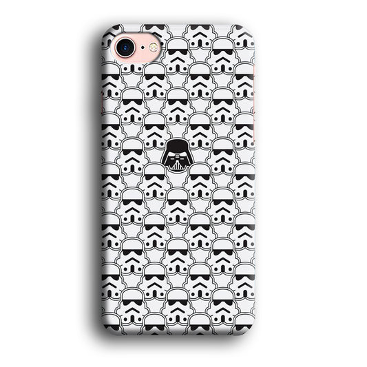 Stormtrooper Face Pattern Star Wars iPhone 8 Case