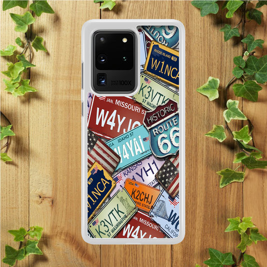 Street Signs USA Samsung Galaxy S20 Ultra Case