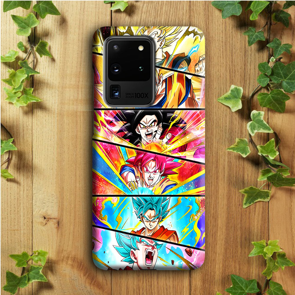 Super Saiyan Goku Collage Samsung Galaxy S20 Ultra Case