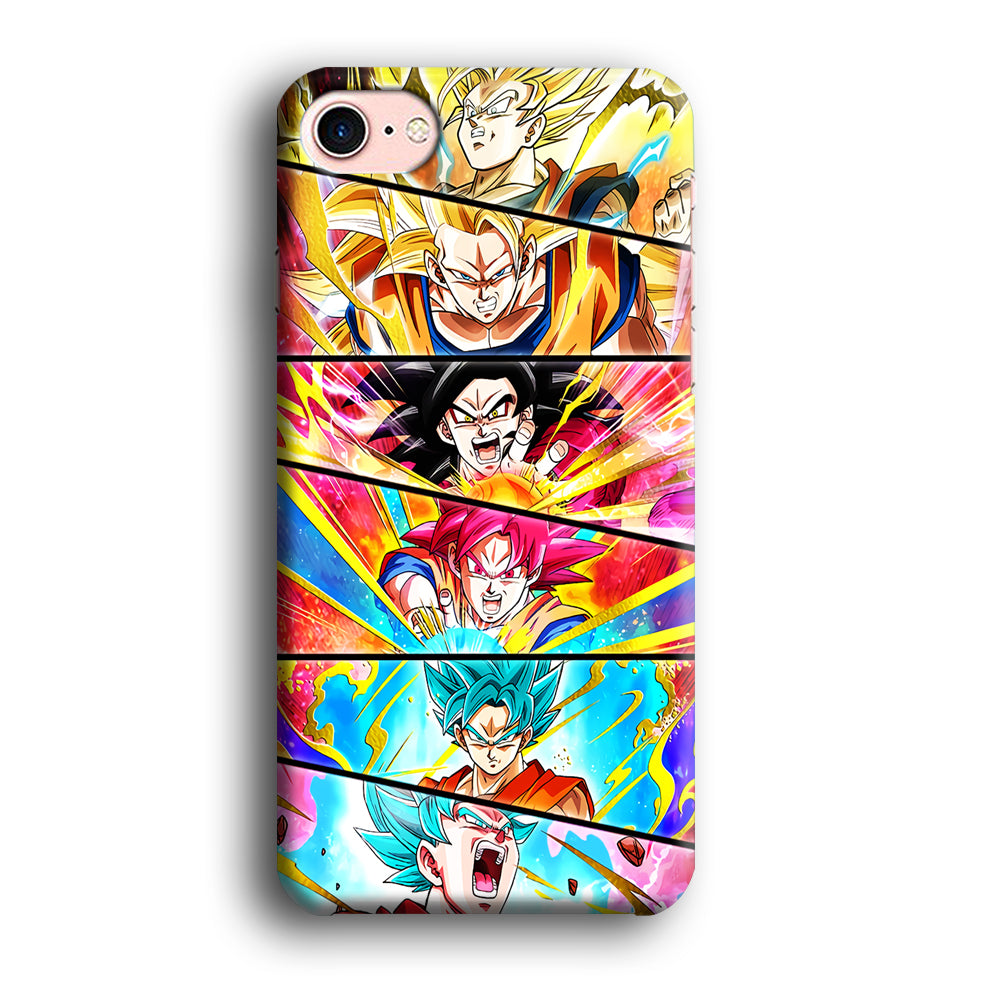 Super Saiyan Goku Collage iPhone 8 Case