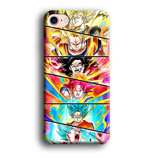 Super Saiyan Goku Collage iPhone SE 2020 Case