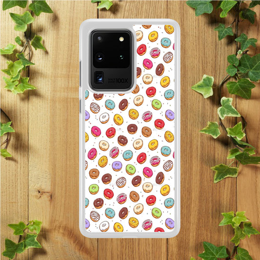 Sweet Donuts Pattern 001 Samsung Galaxy S20 Ultra Case