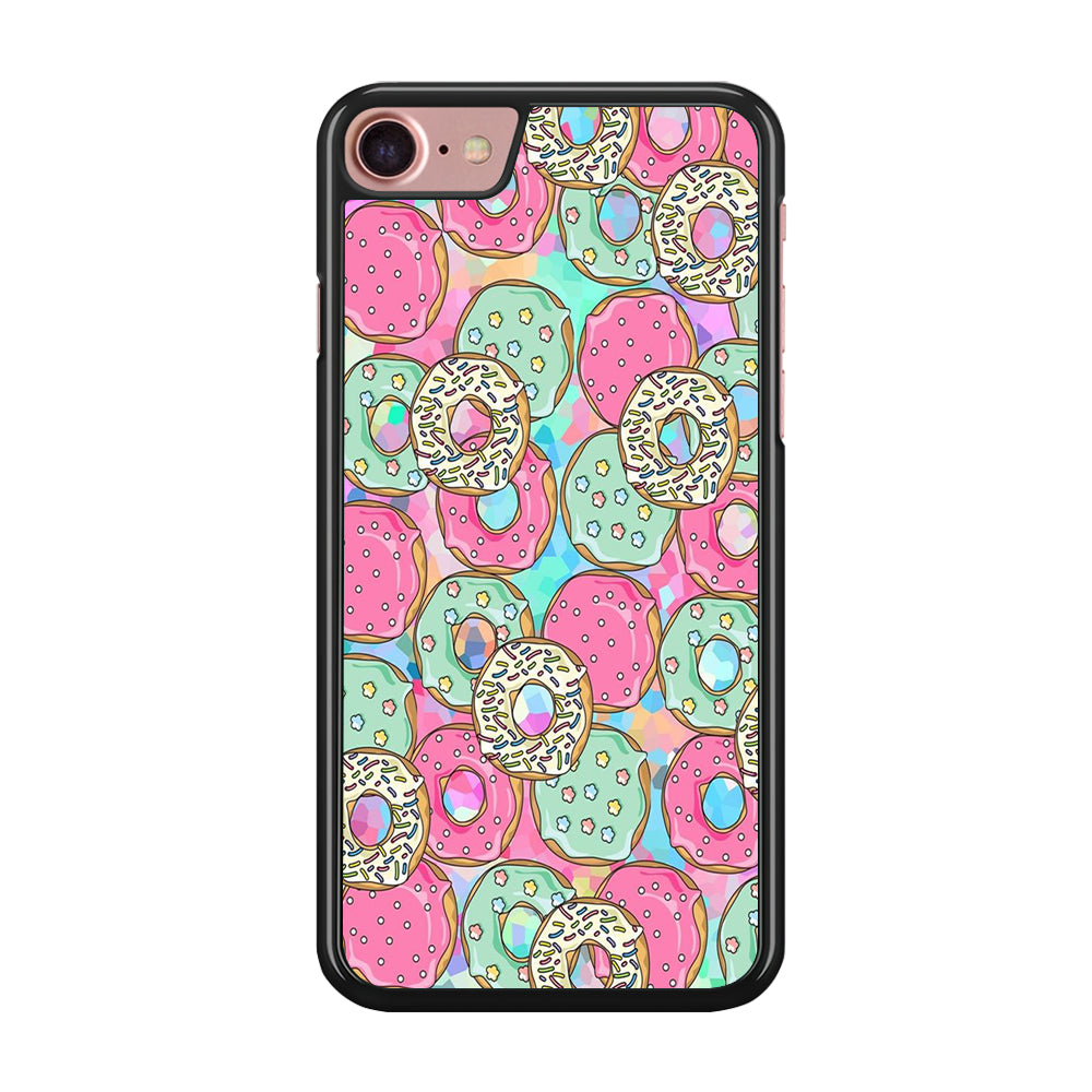 Sweet Donuts Pattern 002 iPhone 8 Case