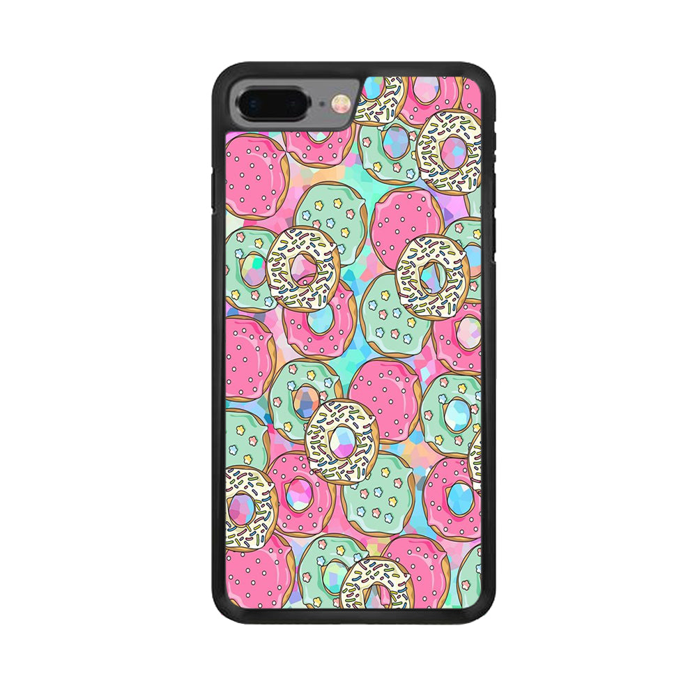 Sweet Donuts Pattern 002 iPhone 8 Plus Case